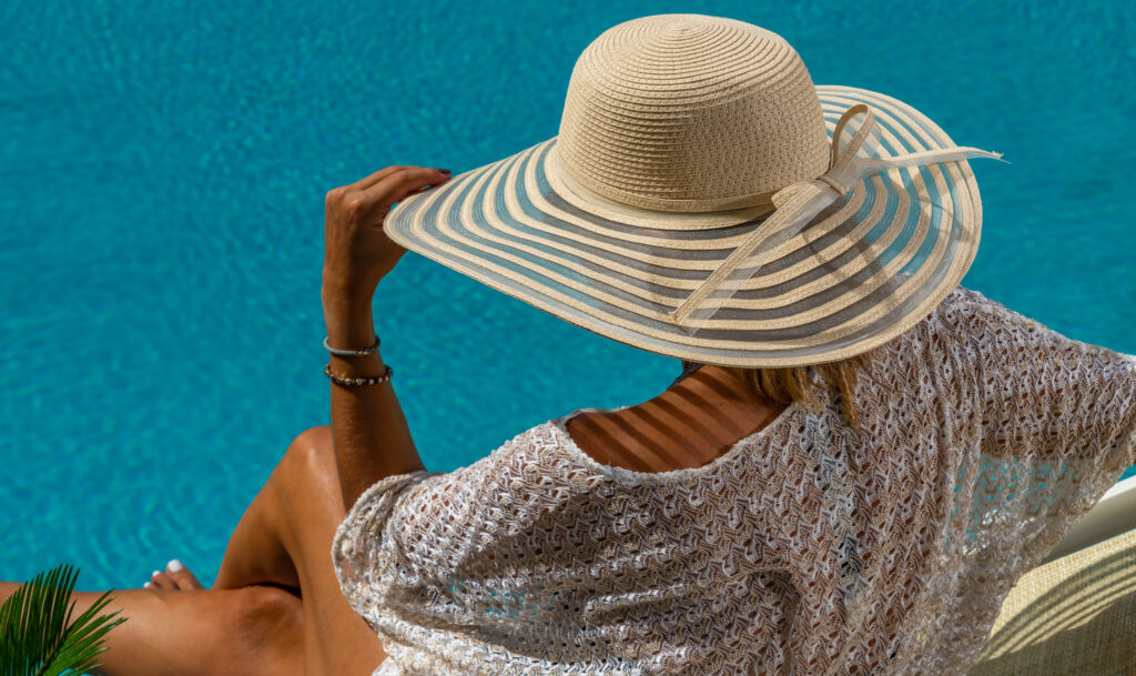 haarkleur beschermen tegen chloor in zwembad